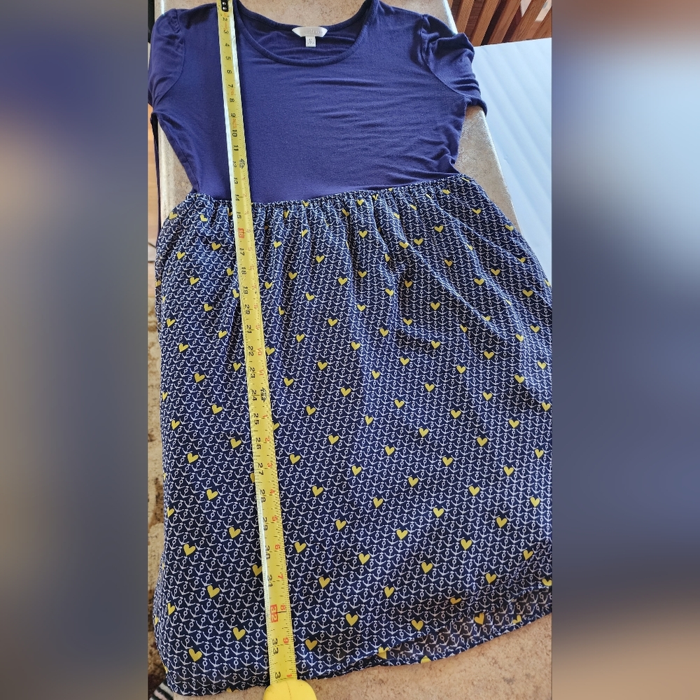 Charming Charming Navy Blue Dress Size M - Picture 7 of 9